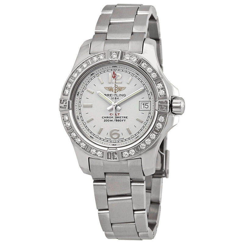 Breitling Colt Lady Stratus Silver Dial Professional III Steel Watch A7738853-G793SS#A7738853-G793-175A - Watches of America