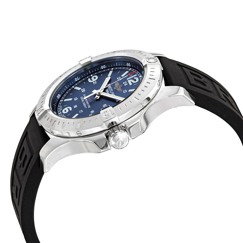 Breitling Colt Quartz Blue Dial Black Rubber Men's Watch A7438811/C907BKPT3 #A7438811-C907-152S-A20S.1 - Watches of America #2