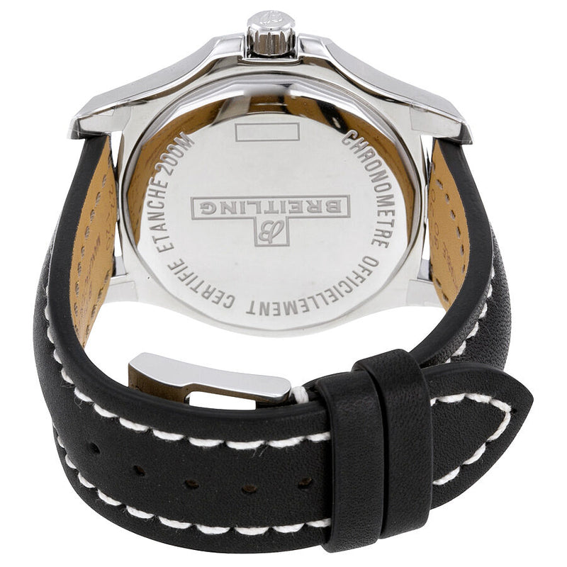 Breitling Colt Quartz Silver Dial Black Leather Men's Watch A7438811/G792BKLT #A7438811-G792-435X-A20BA.1 - Watches of America #3