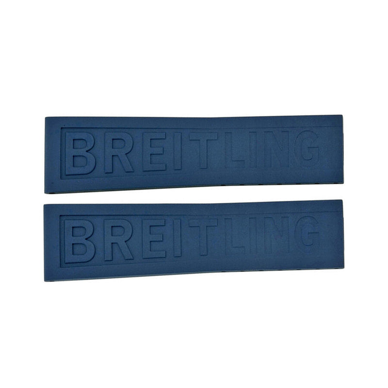 Breitling Diver Pro III Blue Rubber Watch Band Strap 20-18mm#149S - Watches of America