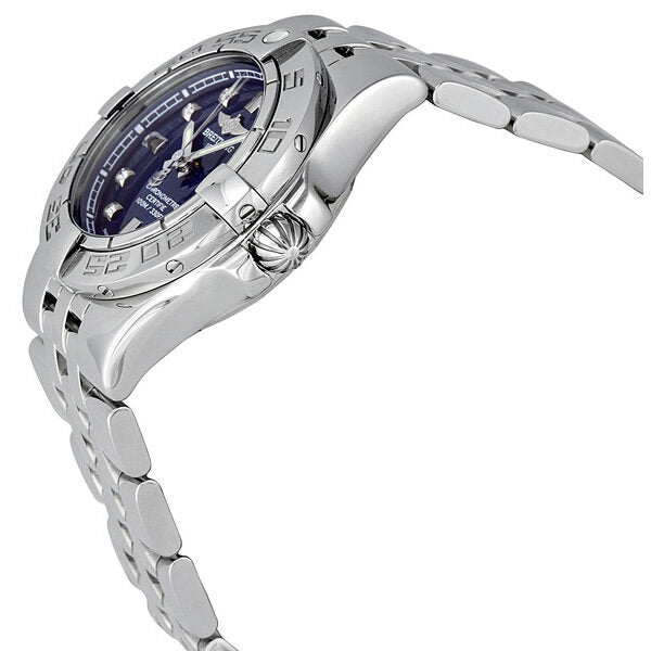 Breitling Galactic 30 Blue Dial Stainless Steel Ladies Watch #A71340L2-C814SS - Watches of America #2