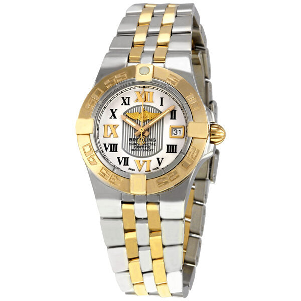 Breitling Galactic 30 Sierra Silver Dial Steel and 18kt Gold Ladies Watch C71340L2-G672TT#C71340L2/G672 - Watches of America