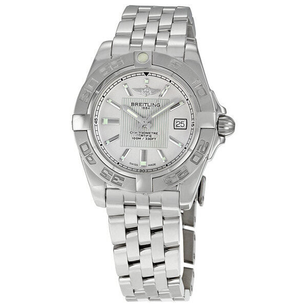 Breitling Galactic 32 Silver Dial Ladies Watch A71356L2-G702SS#A71356L2-G702-367A - Watches of America