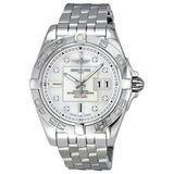 Breitling Galactic 41 Automatic Diamond Mother of Pearl Men's Watch A49350L2-A702SS#A49350L2-A702-366A - Watches of America