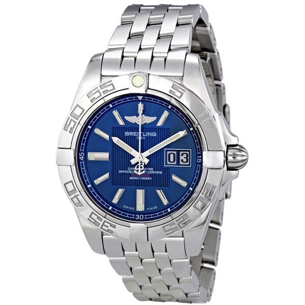 Breitling Galactic 41 Blue Dial Men's Watch A49350L2-C806SS#A49350L2-C806-366A - Watches of America