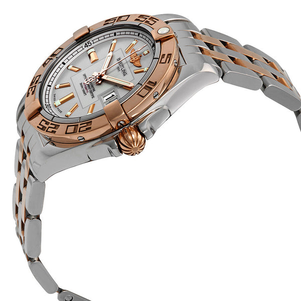 Breitling Galactic Automatic Chronometer Silver Dial Men's Watch #C49350L2/G701-366C - Watches of America #2