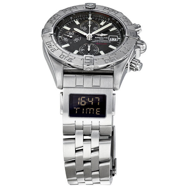 Breitling Galactic Chrono Graphite Stainless Steel Men's Watch #A1336410/M512 - Watches of America #4