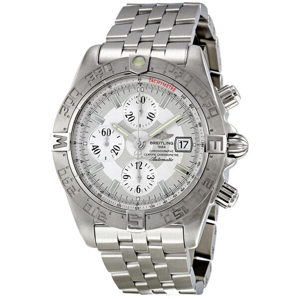 Breitling Galactic Chrono Silver Dial Automatic Men's Watch A1336410-G569SS#A1336410/G569 - Watches of America