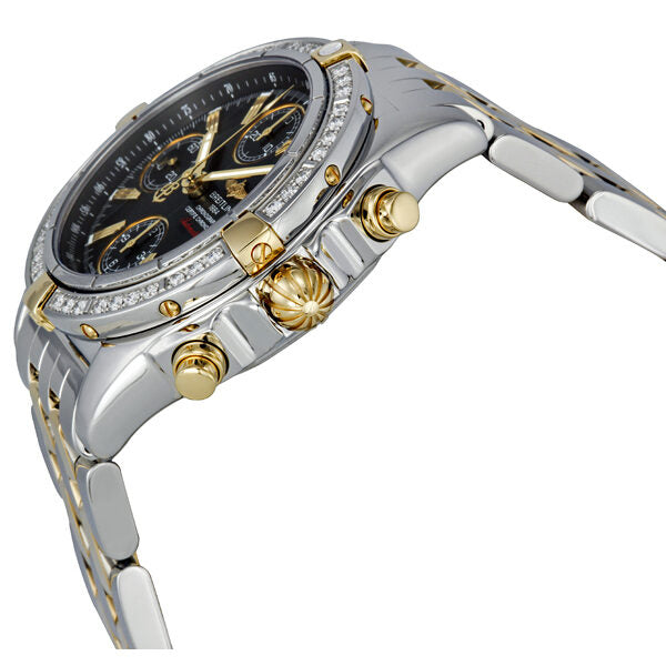 Breitling Galactic Chronograph Black Dial Diamond Bezel Automatic Men's Watch B13358LA-B974TT #B13358LA/B974TT - Watches of America #2