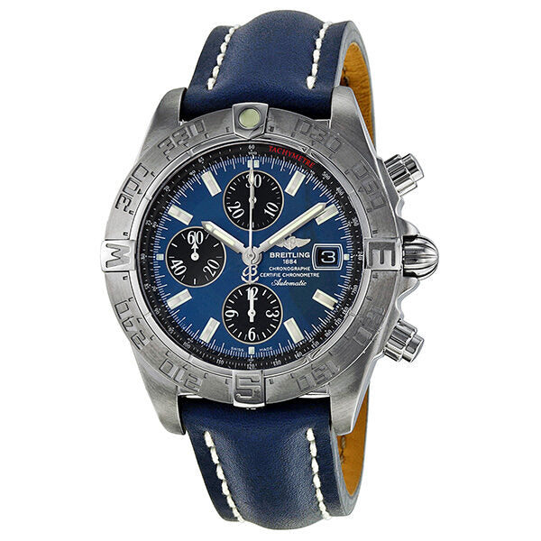 Breitling Galactic Chronograph II Automatic Blue Dial Men's Watch A1336410-C805#A1336410/C805 - Watches of America
