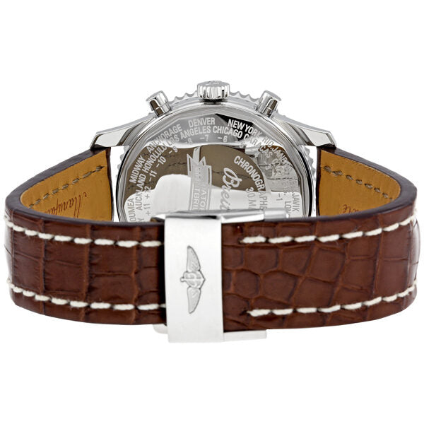 Breitling Montbrilliant Datora Chronograph Brown Strap Men's Watch A2133012-G518BRCD #A2133012/G518 - Watches of America #3