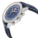 Breitling Navitimer 01 Chronograph Automatic Blue Dial Blue Leather Men's Watch AB012721-C889BLCD #AB012721-C889-747P-A20D.1 - Watches of America #2