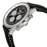 Breitling Navitimer 01 Chronograph Automatic Black Dial Black Leather Men's Watch AB012012-BB02BKLT #AB012012-BB02-435X-A20BA.1 - Watches of America #2