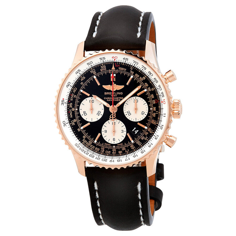 Breitling Navitimer 01 Chronograph Automatic Chronometer Black Dial Men's Watch RB012012-BA49-435X#RB012012/BA49-435X-R20BA.1 - Watches of America