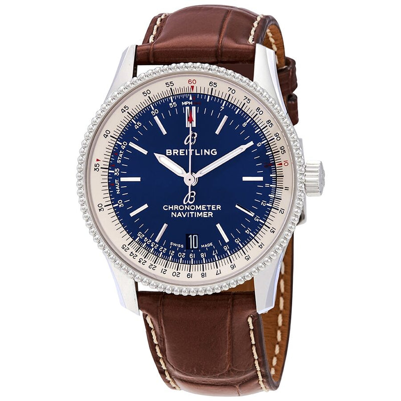 Breitling Navitimer 1 Automatic Chronometer Blue Dial 38 mm Watch #A17325211C1P2 - Watches of America