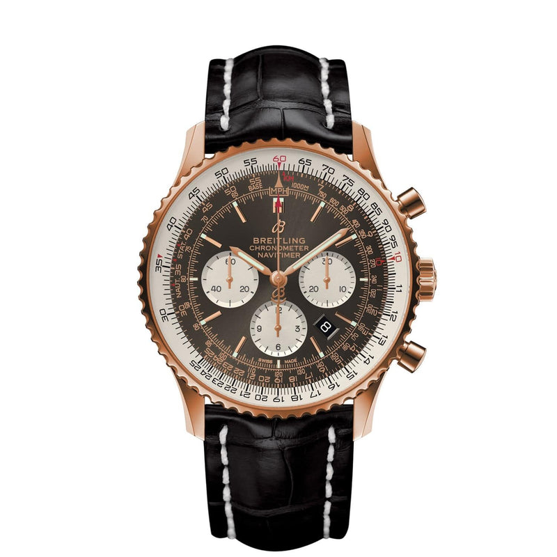Breitling Navitimer 1 Chronograph Automatic Chronometer Anthracite Dial Men's Watch #RB0127121F1P1 - Watches of America