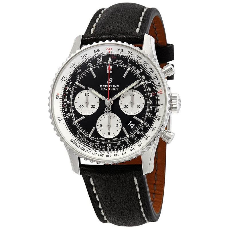 Breitling Navitimer 1 Chronograph Automatic Chronometer Black Dial Men's Watch #AB0121211B1X1 - Watches of America