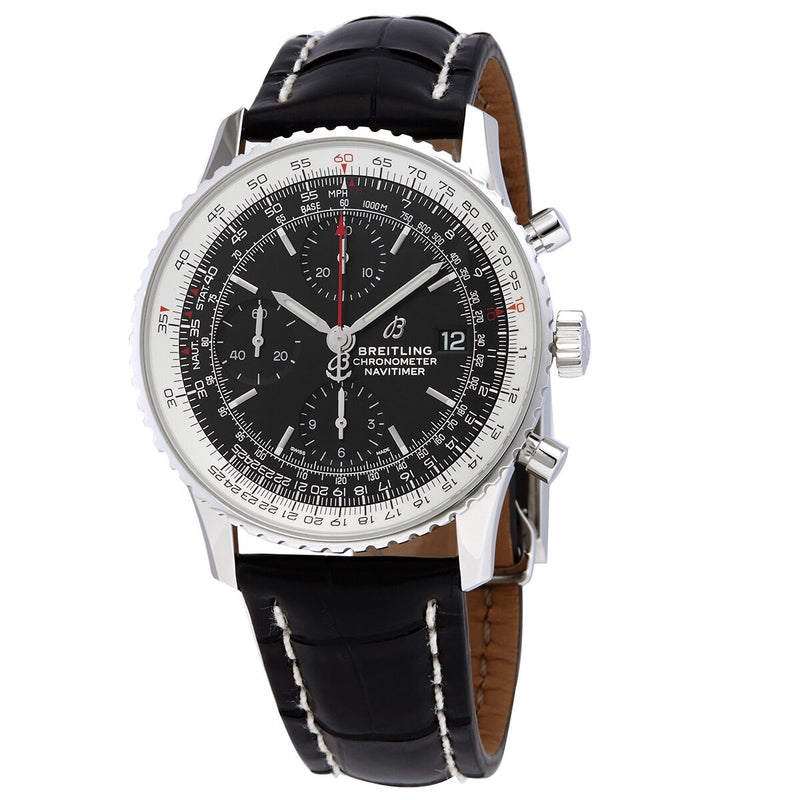 Breitling Navitimer 1 Chronograph Automatic Chronometer Black Dial Men's Watch #A13324121B1P2 - Watches of America