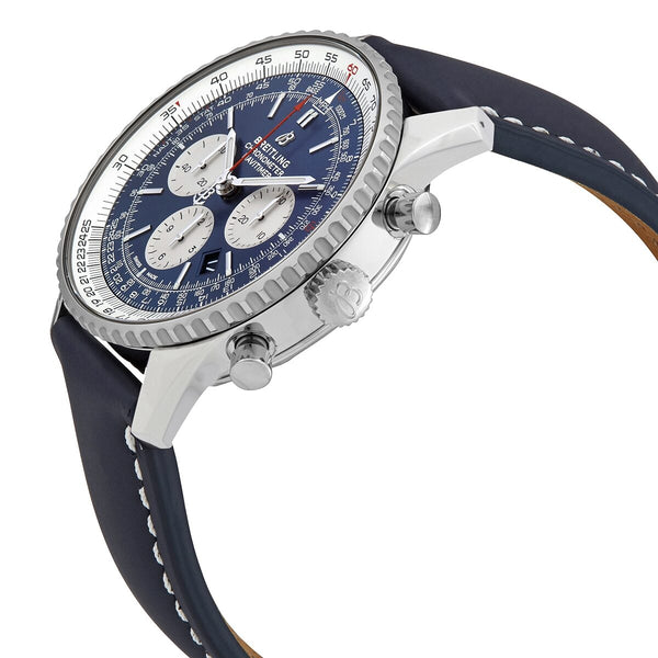 Breitling Navitimer 1 Chronograph GMT 46 Automatic Blue Dial Watch #AB0127211C1X2 - Watches of America #2