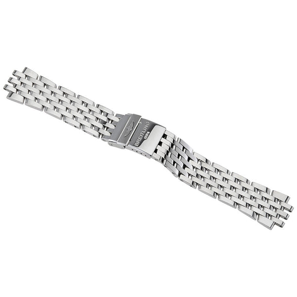 Breitling Navitimer 20-22 mm Stainless Steel Bracelet#441A - Watches of America