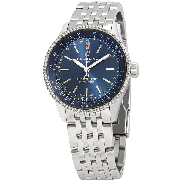 Breitling Navitimer 35 Automatic Blue Dial Ladies Watch #A17395161C1A1 - Watches of America