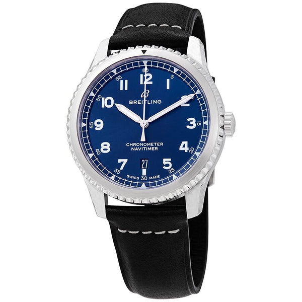 Breitling Navitimer 8 Automatic Chronometer Blue Dial 41 mm Men's Watch #A17314101C1X2 - Watches of America
