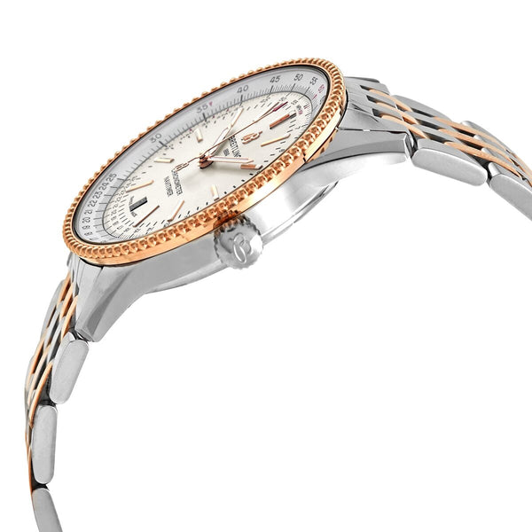Breitling Navitimer Automatic Men's Stainless Steel and 18kt Rose Gold Watch #U17326211G1U1 - Watches of America #2