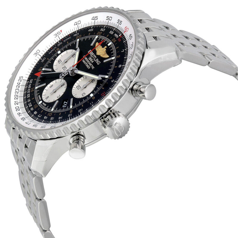 Breitling Navitimer GMT Black Dial Men's Watch AB044121/BD24 #AB044121-BD24-453A - Watches of America #2