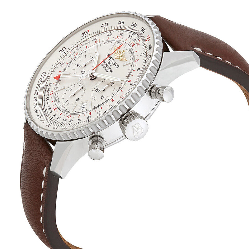 Breitling Navitimer GMT Chronograph Brown Leather Men's Watch AB044121-G783BRLT #AB044121-G783-443X-A20BA.1 - Watches of America #2
