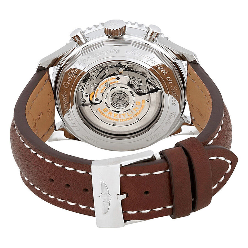 Breitling Navitimer GMT Chronograph Brown Leather Men's Watch AB044121-G783BRLT #AB044121-G783-443X-A20BA.1 - Watches of America #3
