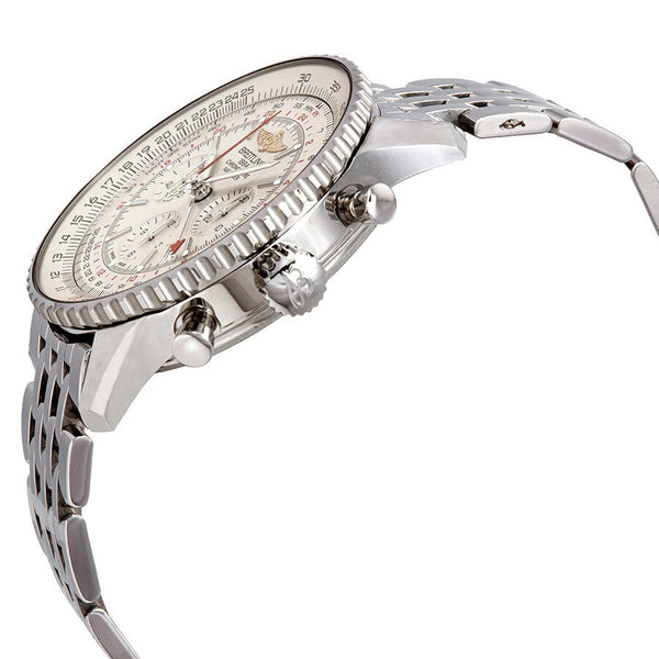 Breitling Navitimer GMT Silver Dial Stainless Steel Men's Watch AB044121/G783SS #AB044121/G783-453A - Watches of America #2