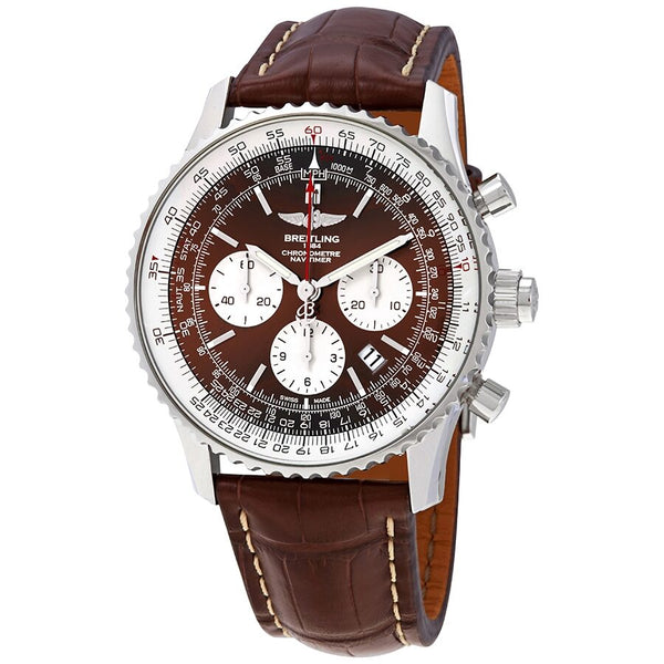 Breitling Navitimer Rattrapante Chronograph Automatic Panamerican Bronze Dial  Men's Watch #AB031021/Q615-756P - Watches of America