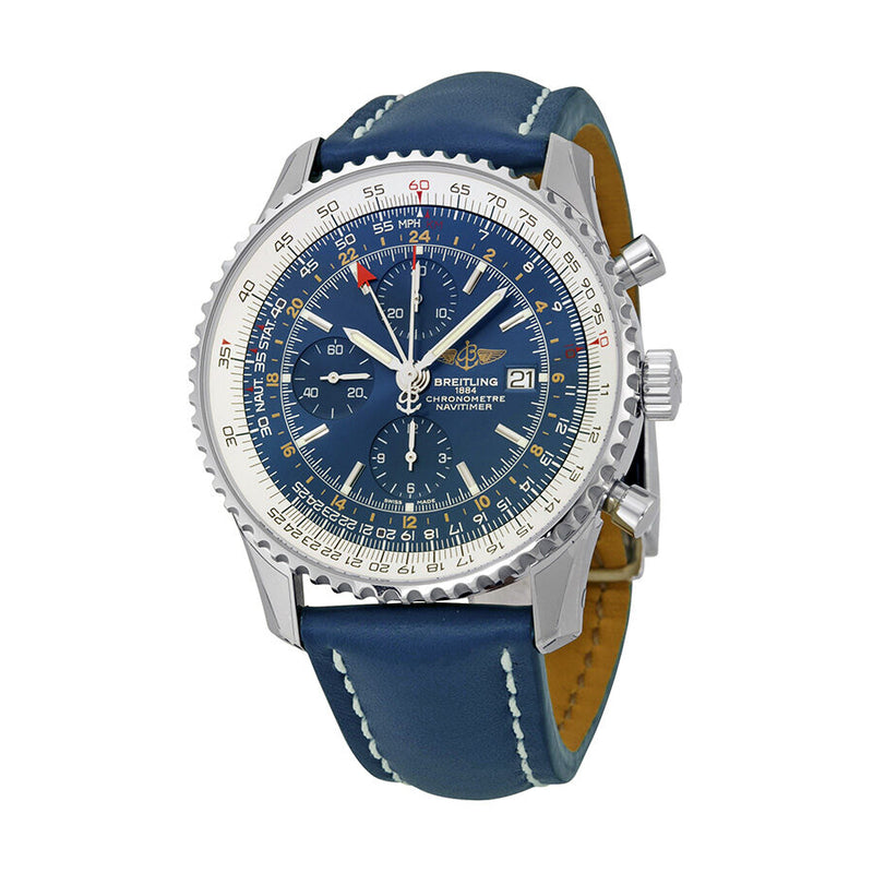 Breitling Navitimer World Automatic Chronograph Men's Watch A2432212-C651BLLD#A2432212-C651-102X-A20D.1 - Watches of America