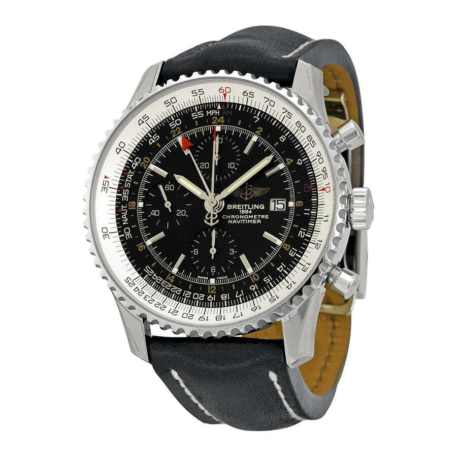 Breitling men's navitimer world chronograph sale