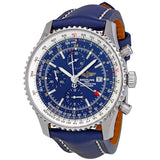Breitling Navitimer World Chronograph Automatic Blue Dial Men's Watch A2432212-C561BLLT#A2432212-C561-101X-A20BA.1 - Watches of America