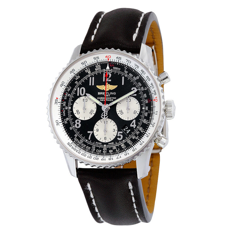 Breitling Navtimer 01 Black Dial Chronograph Automatic Men's Watch AB012012-BB02BKLD#AB012012-BB02-436X-A20D.1 - Watches of America