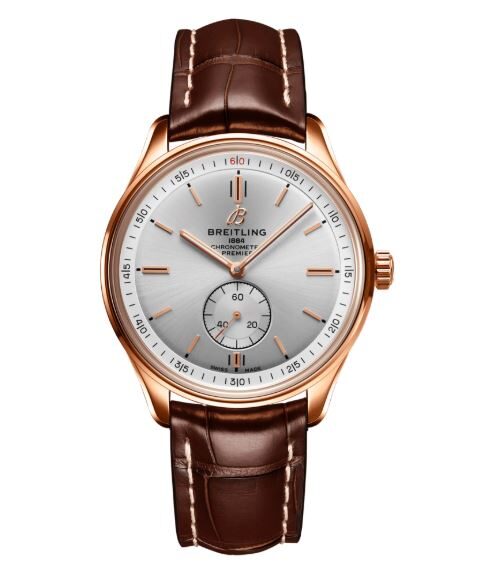Breitling Premier 40 Automatic Silver Dial Men's Watch #R37340351G1P1 - Watches of America