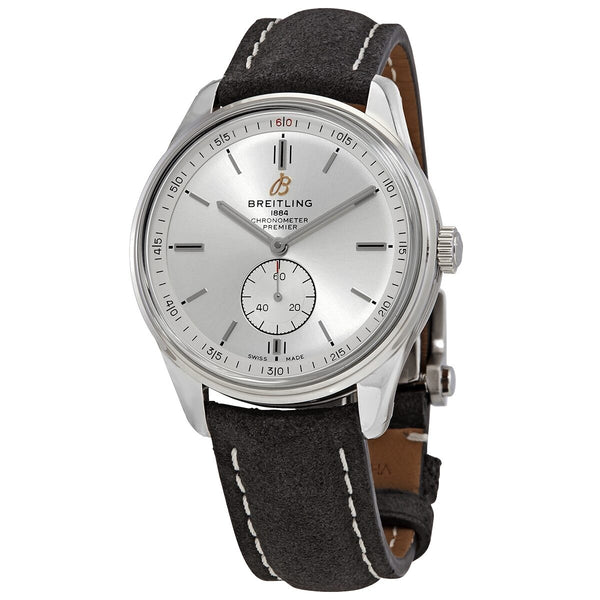 Breitling Premier Automatic 40 Silver Dial Watch #A37340351G1X1 - Watches of America