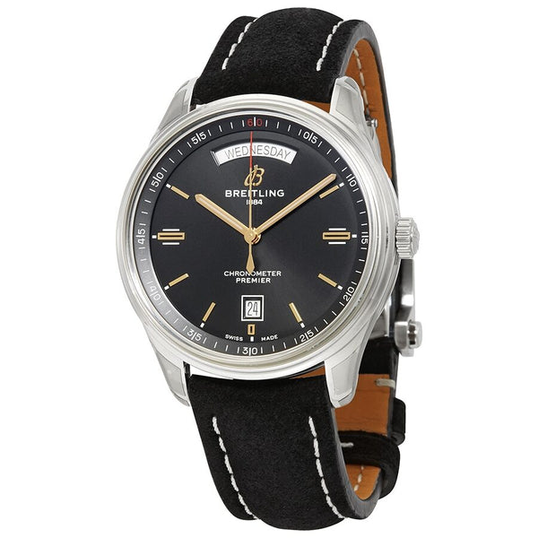 Breitling Premier Automatic Chronometer Black Dial Men's Watch #A45340241B1X2 - Watches of America