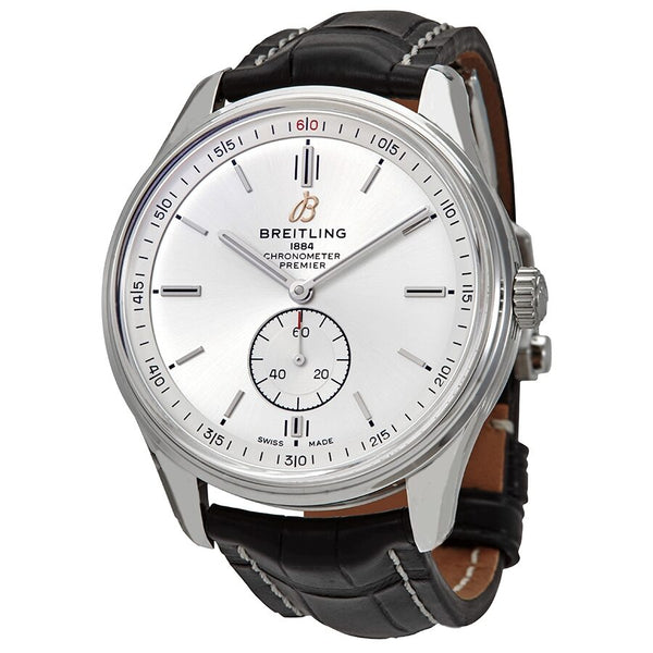 Breitling Premier Automatic Chronometer Silver Dial Men's Watch #A37340351G1P1 - Watches of America