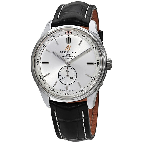 Breitling Premier Automatic Chronometer Silver Dial Men's Watch #A37340351G1P2 - Watches of America