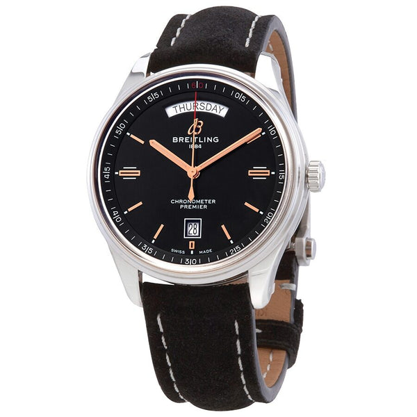 Breitling Premier Automatic Anthracite Dial Men's Watch #A45340241B1X1 - Watches of America
