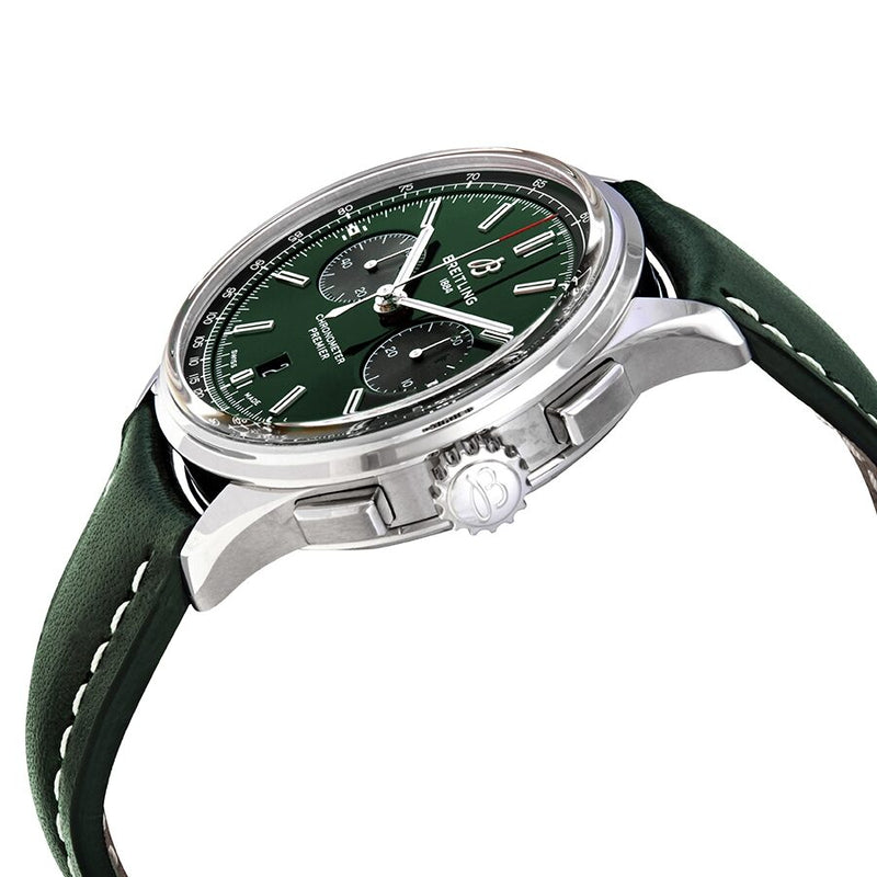 Breitling Premier Bentley Chronograph Automatic Chronometer Green Dial Men's Watch #AB0118A11L1X1 - Watches of America #2
