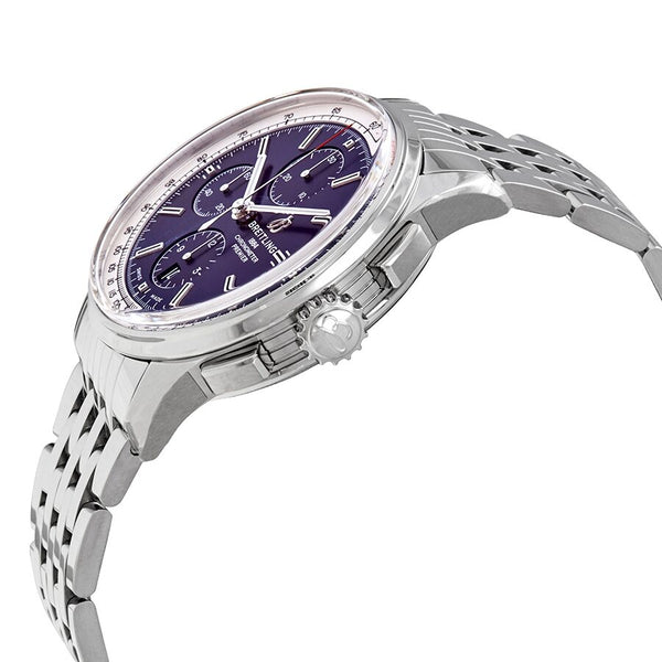 Breitling Premier Chronograph Automatic Chronometer Blue Dial Men's Watch #A13315351C1A1 - Watches of America #2
