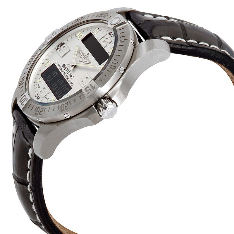 Breitling Professional Aerospace Evo Perpetual Chronograph Silver Analog-Digital Dial Men's Watch #E793637V/G817-435X - Watches of America #2
