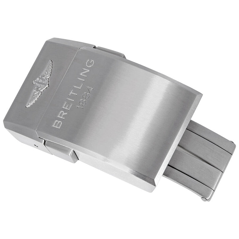 Breitling Stainless Steel Push Button Folding Buckle 20mm#A20DSA.2 - Watches of America