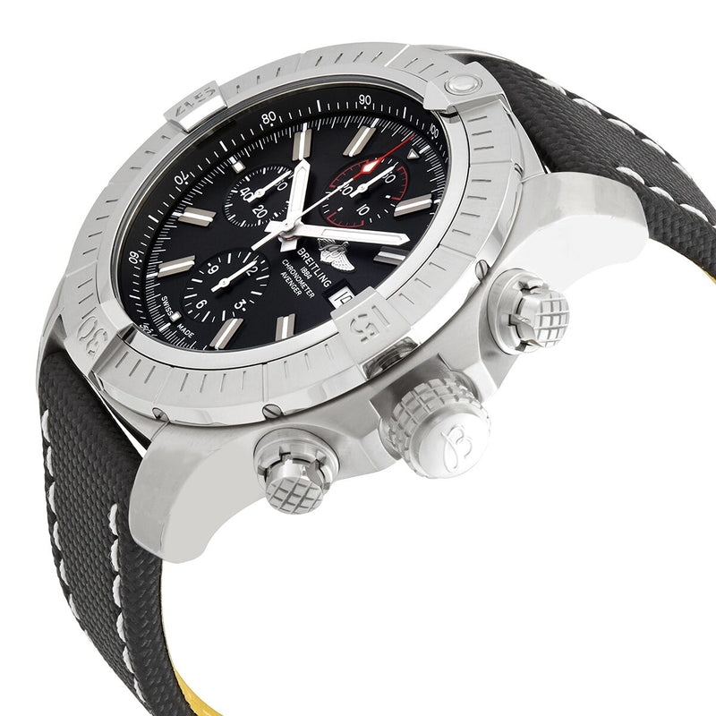 Breitling Super Avenger Chronograph Automatic Chronometer Black Dial Men's Watch #A13375101B1X1 - Watches of America #2