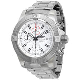 Breitling Super Avenger Chronograph Automatic White Dial Men's Watch #A133751A1A1A1 - Watches of America