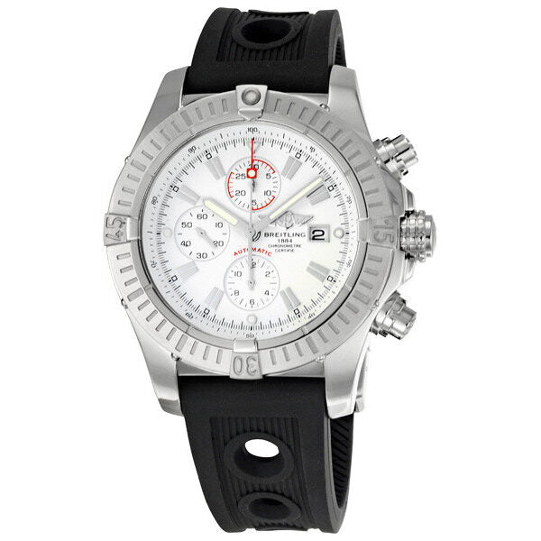 Breitling Super Avenger Chronograph Steel Men's Watch #A1337011-A660BKRD - Watches of America
