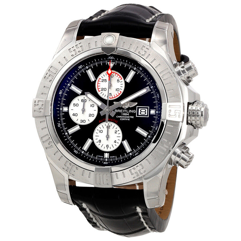 Breitling Super Avenger II Black Dial Men's Watch A1337111/BC29BKCT#A1337111-BC29-760P-A20BA.1 - Watches of America